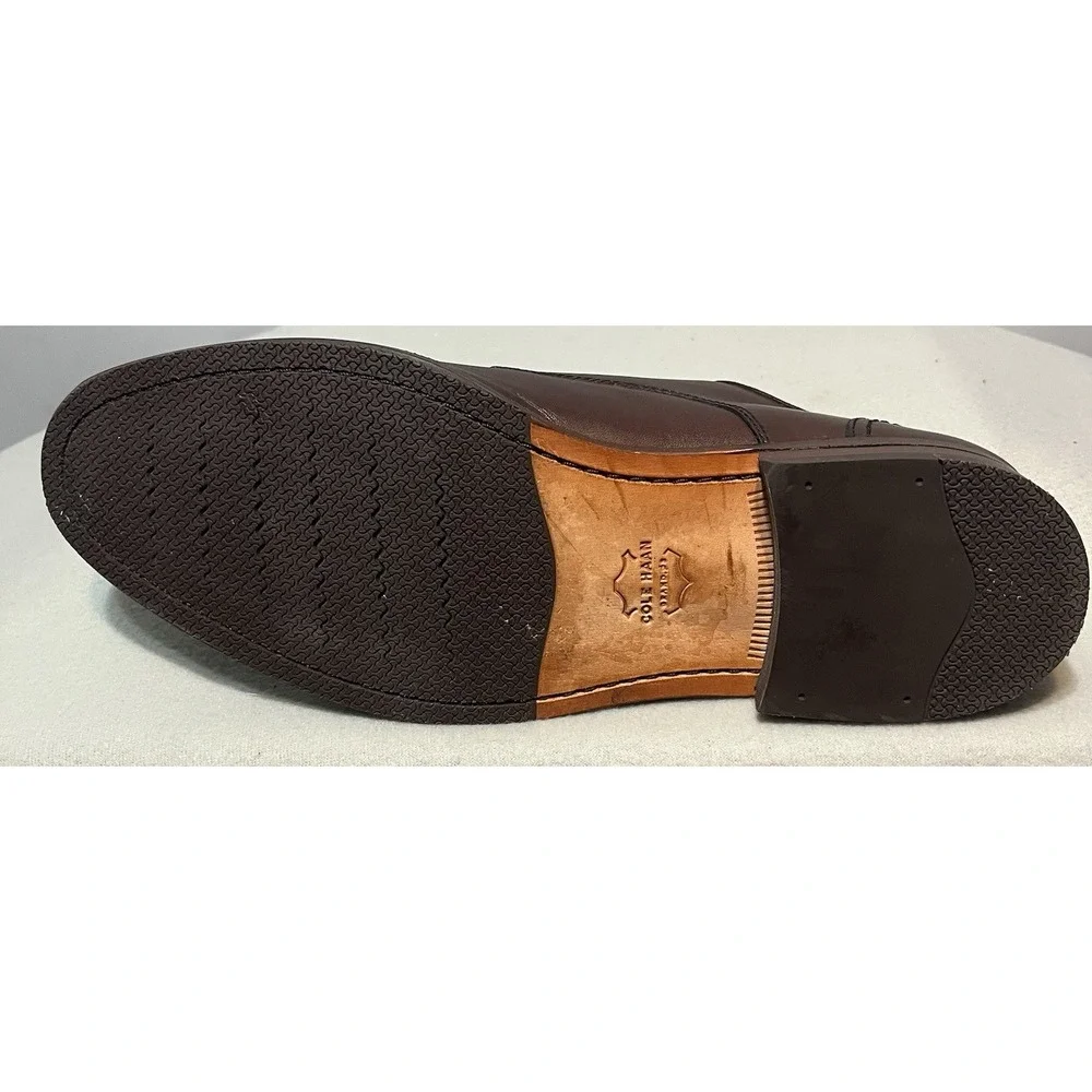 Cole Haan Shoes Mens Size 10.5 Brown Leather Double Monk Strap Dress Grand‎
